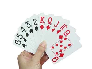 Large Print Playing Cards - Visually Impaired Sight Aids - Big Print Cards - Picture 1 of 1