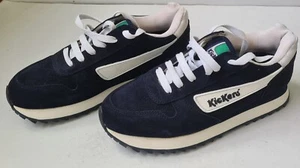 KICKERS Men's Navy Blue Trainers - 90's Indie Mod Style UK Size 9 Made In SPAIN - Picture 1 of 17