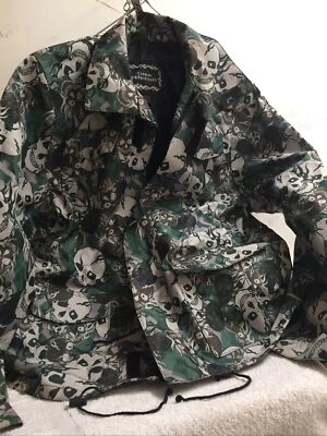 Chaqueta Calavera Informal Outfitters con Cierre de Cremallera y Resistente al Agua Talla 2X Foto 1 de 4