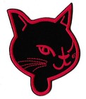 Ecusson patche jolie chatte patch thermocollant hotfix thermo adhésif 