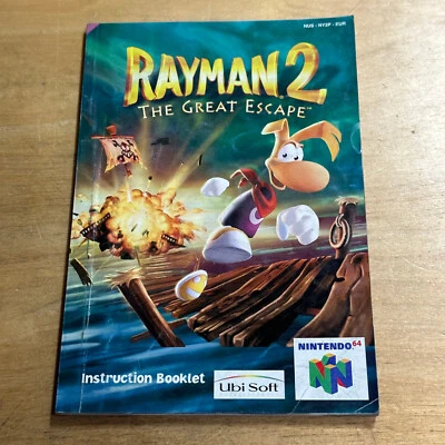 Manual de instrucciones Nintendo 64 N64 - Rayman 2 The Great Escape - Imagen 1 de 2