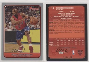 2006-07 Bowman Draft Picks & Stars Silver /379 Ben Gordon #16