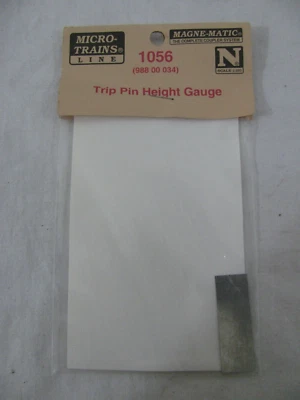 Micro-Trains N Scale Magne-Matic Coupler System Trip Pin Height Gauge #1056 NOS - Image 1 of 3