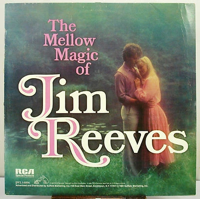 12" 33 RPM STEREO LP - RCA DVL1-0504 - THE MELLOW MAGIC OF JIM REEVES (1981) - Image 1 of 4