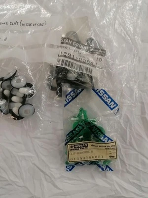 Nissan Sunny Pulsar GTI-R, ilhós de soleira de saia inferior, novo pacote de dez. - Imagem 1 de 4