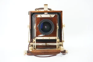 Calumet Wood 4x5 Field Camera w/ Schneider-Kreuznach 90mm f8 - Picture 1 of 16