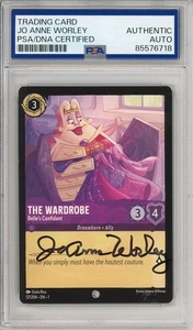Disney Lorcana Wardrobe Beauty & Beast SIGNED CARD Jo Anne Worley PSA DNA COA - Picture 1 of 2