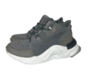 SOREL Kinetic RNEGD Caribou Sneaker Boots Women's Size 7 Gray Suede Waterproof - Picture 1 of 19