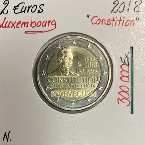 Luxembourg - 2 Euro 2018 - CONSTITUTION - Picture 1 of 1