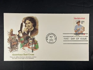 US FDC 1981 American Red Cross 18c Washington DC Volunteer Cover a695 - Picture 1 of 2