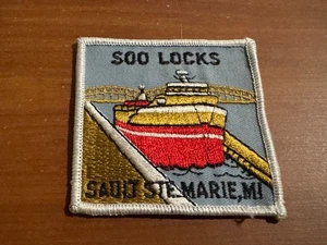 Vintage Soo Locks (Sault Ste. Marie, MI) Patch - Picture 1 of 1