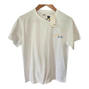 Uniqlo UT Short Sleeve Graphic T-shirt Kids Sz 13 KAWS + Andy Warhol Collab NWT - Picture 1 of 9