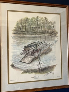 Valley View Ferry "Pioneer-Wheels Of Progress" 1974 Howard Fain Stamped Lmtd Ed - Picture 1 of 22