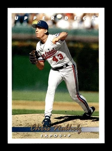 CHRIS NABHOLZ ⚾ 1993 Upper Deck Baseball #404 Montreal Expos - Picture 1 of 2