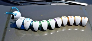 Fisher Price Think & Learn Code-A-Pillar Caterpillar Toy 8 Segments Works Great - Picture 1 of 6