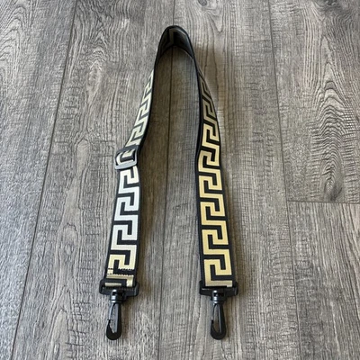 Black & Gold Purse - Bag adjustable strap, nylon, and plastic - Image 1 of 4