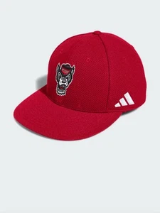 Men's Adidas Sportswear NC State Hat Power Red - Picture 1 of 4