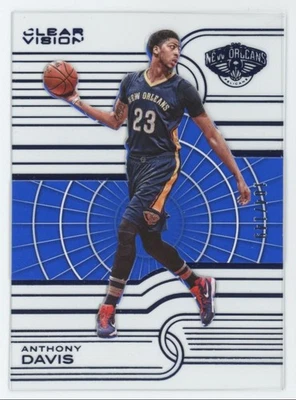 Panini Clear Vision 2015-16 azul Anthony Davis/149 Pelicans #63 A1 Foto 1 de 2
