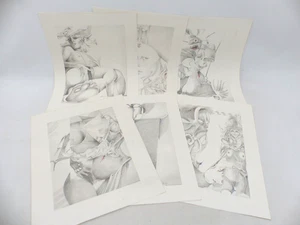 6x Lithografie Nikolaj Ullmann Erotische Darstellung signiert - Picture 1 of 22