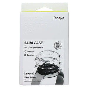 Ringke Slim Étui pour Samsung Galaxy Watch4 (44mm) - Transparent (2 Paquet) - Photo 1 sur 2
