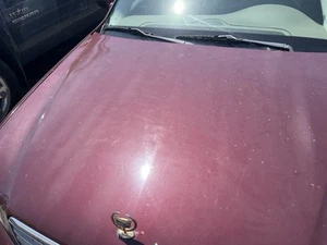 2000 2001 2002 2003 2004 2005 CADILLAC DEVILLE HOOD MAROON - Picture 1 of 1