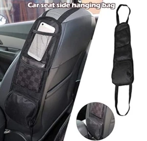 1‑Pack Car Seat Back Storage Organizer Mesh – Multi‑Pocket Hanging Bag Holder - Picture 1 of 6