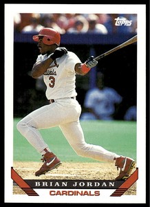 1993 Topps Brian Jordan St. Louis Cardinals #754