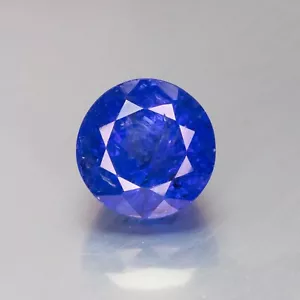 7,30 Karat-NATÜRLICHER TANSANIT LILA BLAU RUNDER GESCHNITTEN 10X10 MM LOSE EDELSTEINE - Bild 1 von 5