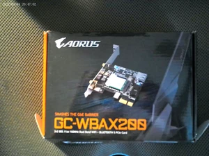 GIGABYTE WIFI 6 GC-WBAX200 (2x2 802.11Ax/ Dual Band WiFi/ Bluetooth 5/ PCIe Expa - Afbeelding 1 van 4