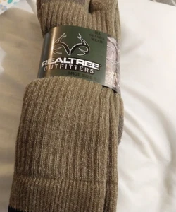 Realtree outfitters Men' Merino Wool Blend Boot Socks 2 Pair Pack USA - Picture 1 of 5