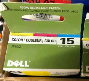 Dell UK852 Color Ink Print Cartridge 15 for V105 sealed - NEW - Picture 1 of 2