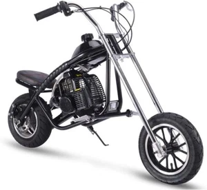 MotoTec 49Cc Gas Mini Chopper Black - Picture 1 of 3