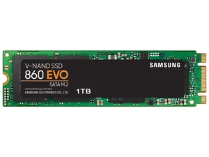 Samsung 860 EVO 1TB V-NAND SSD SATA M.2 (MZ-N6E1T0BW) - Picture 1 of 7