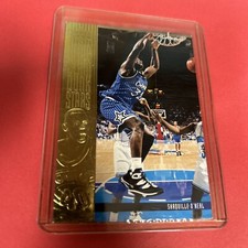 1994-95 Upper Deck SHAQUILLE O'NEAL (SHAQ) Kemp Slam Dunk Stars Gold Foil #S12