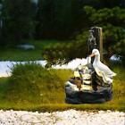 Solar Power Duck Family Garden Water Feature Fountain Duck Statue Landscap Decor