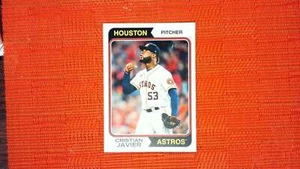 2023 Topps Heritage #408 Cristian Javier - Picture 1 of 2