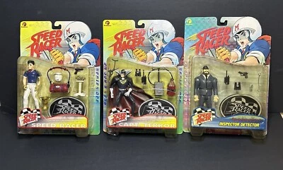 Vintage 1999 ReSaurus Speed Racer Set Of 3. Speed, Capt Terror, Inspector NIP - Image 1 of 4