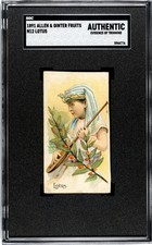 1891 N12 Allen & Ginter Lotus Fruits SGC A