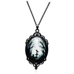 Gothic Necklace as Goth Accessories for Halloween Costume Jewelry for Women, - Picture 1 of 8