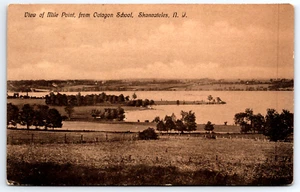 Postcard Skaneateles New York View of Mile Point from Octagon School c1910 - Picture 1 of 4