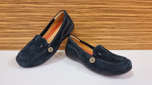 Mocassini Clarks Structured in pelle scarpe slipper mocassino shoes taglia 8 D = 42 come nuovi