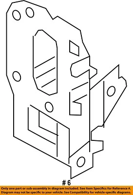 Soporte de parachoques delantero izquierdo genuino Mazda 6 2014-2017 KD5354118X Foto 1 de 3