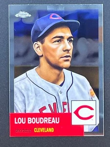 LOU BOUDREAU 2022 Topps Chrome Platinum Anniversary #199 Cleveland Indians HOF - Picture 1 of 2