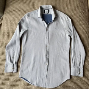 Oscar Oscar de la Renta men's tailored fit button down shirt sz15 1/2 32-33 - Picture 1 of 13