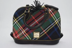 Dooney & Bourke BITSY BAG Plaid Crossbody Satchel Dome Purse, No Strap - Bild 1 von 7