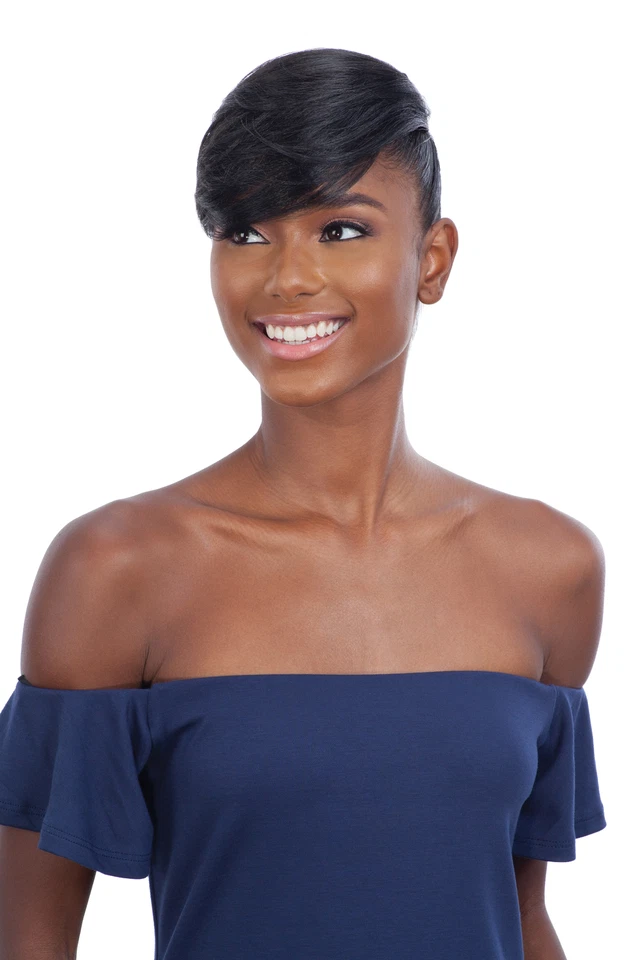 FREETRESS EQUAL SYNTHETIC CLIP-IN HAIR PIECE - EDGY SIDE BANG