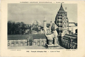 7360 01 FRANCE EXPOSITION COLONIALE INTERNATIONALE PARIS 1931TEMPLE D'ANGKOR VAT - Picture 1 of 1