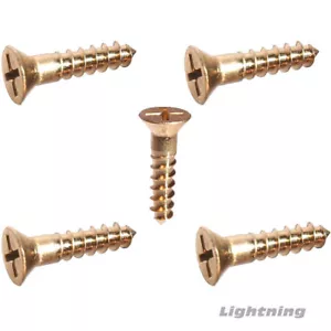 #8 x 1-1/4" Silikon Bronze Holzschrauben, Flachkopf, Frearson Drive Stck 25 - Bild 1 von 3