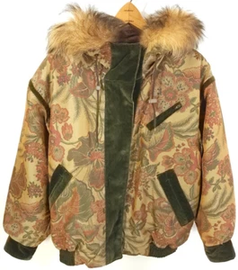 Giacca cappotto donna vintage J Percy Marvin Richards grande multicolore stampa floreale - Foto 1 di 18