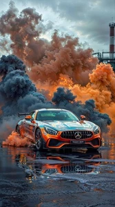 Mercedes-AMG GT super car poster A3 size 29.7x42cm Semi-Gloss poster only - Picture 1 of 1